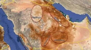 مصادر الغبار في المملكة: تعرف على 6 مناطق رئيسية لتكوّن العواصف الرملية