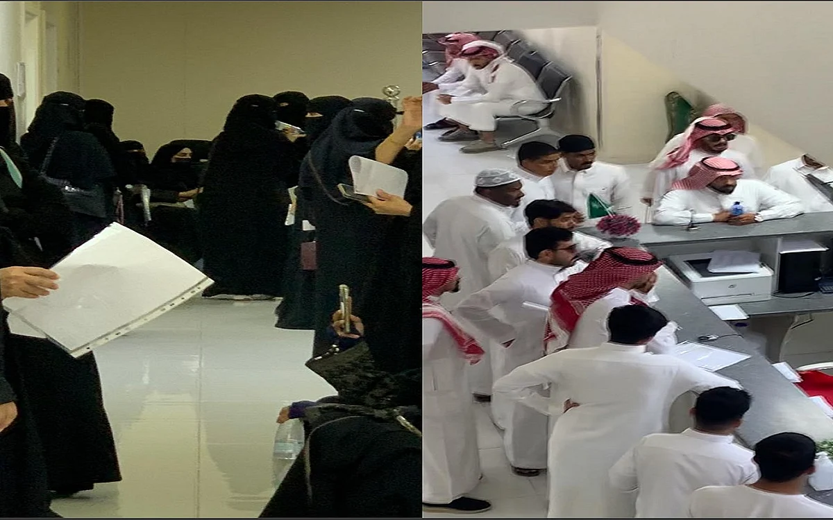 فحوصات ما قبل التوظيف تجمع مئات المعلمين الجدد في مركز طبي مكة